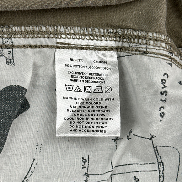 Vans Cargo Shorts Brown Mens 32 Skater Utility Off The Wall Cotton Outdoor - Picture 7 of 8